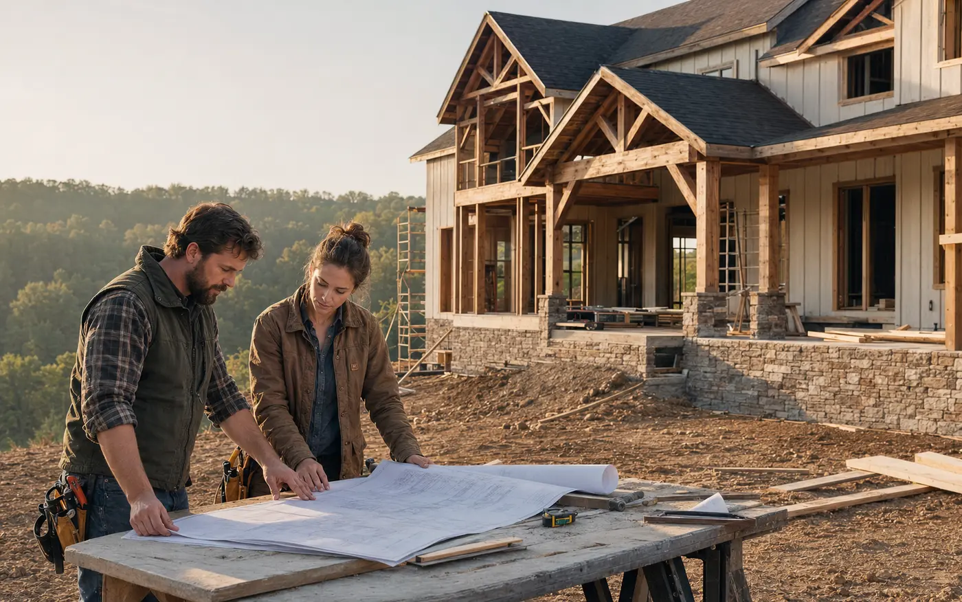 Fictional contractor website concept